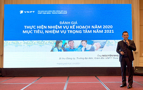 VNPT Địa bàn Thừa Thiên - Huế Triển khai kế hoạch SXKD năm 2021 VNPT Địa bàn Thừa Thiên - Huế Triển khai kế hoạch SXKD năm 2021